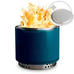 Best Bonfire 2.0 Feuerschale mit Standfuß, inkl. Deckel Feuerkörbe & Feuerschalen