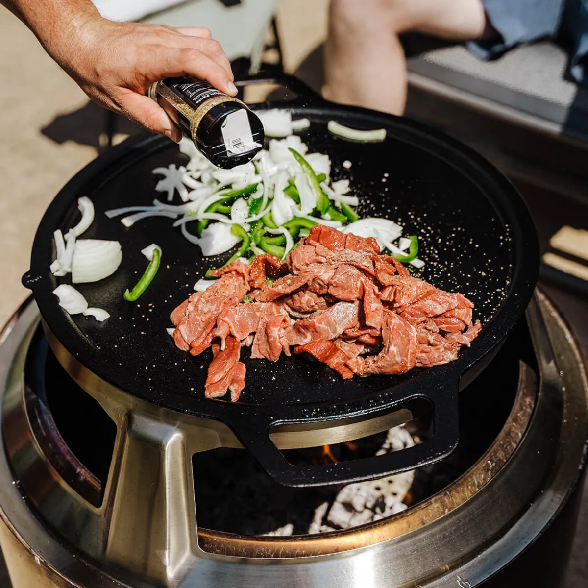 New Gusseisen-Plancha für Bonfire & Yukon Feuerkörbe & Feuerschalen|Grills & Pizzaöfen