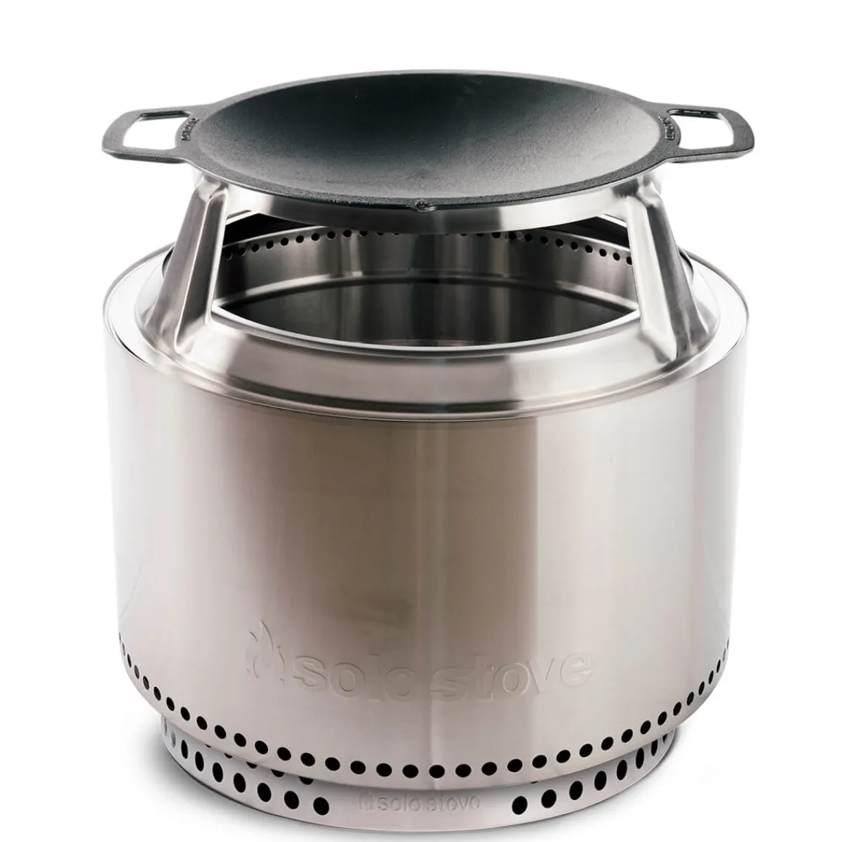 Outlet Gusseisen-Wokplatte für Bonfire & Yukon Feuerkörbe & Feuerschalen|Grills & Pizzaöfen