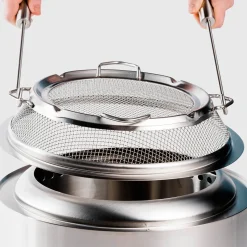 Hot Ranger 2.0 Feuerschale mit Standfuß & Surround, Premium-Set Gartenmöbel|Feuerkörbe & Feuerschalen