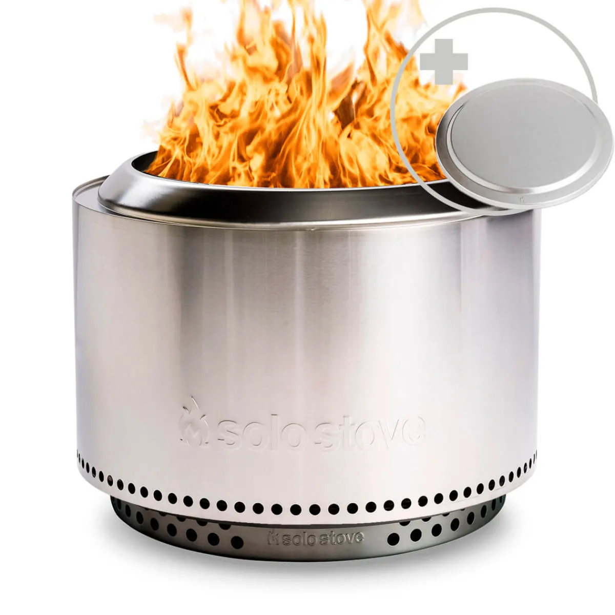 Online Yukon 2.0 Feuerschale mit Standfuß, inkl. Deckel Feuerkörbe & Feuerschalen