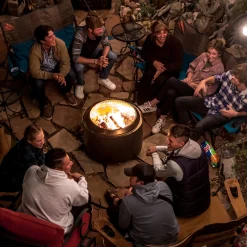 Online Yukon 2.0 Feuerschale mit Standfuß, inkl. Deckel Feuerkörbe & Feuerschalen