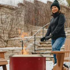 Online Yukon 2.0 Feuerschale mit Standfuß, inkl. Deckel Feuerkörbe & Feuerschalen