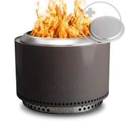 Online Yukon 2.0 Feuerschale mit Standfuß, inkl. Deckel Feuerkörbe & Feuerschalen