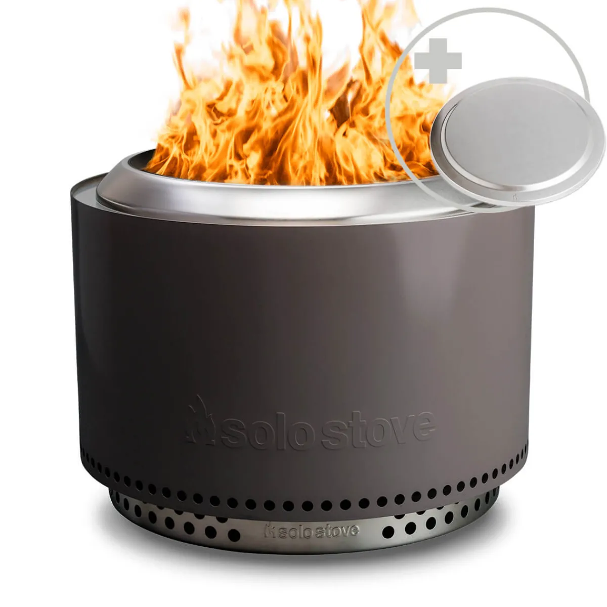 Online Yukon 2.0 Feuerschale mit Standfuß, inkl. Deckel Feuerkörbe & Feuerschalen