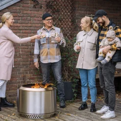 Online Yukon 2.0 Feuerschale mit Standfuß, inkl. Deckel Feuerkörbe & Feuerschalen