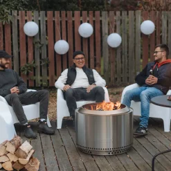 Online Yukon 2.0 Feuerschale mit Standfuß, inkl. Deckel Feuerkörbe & Feuerschalen