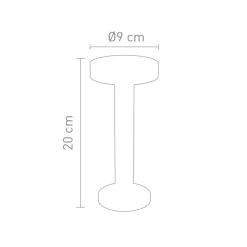 Online Boro LED Akkuleuchte Gastronomie|Terrassen