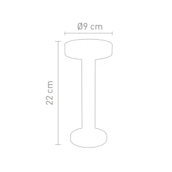 Online Boro LED Akkuleuchte Gastronomie|Terrassen
