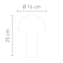 Best Svamp LED Akkuleuchte Akkuleuchten|Tischleuchten