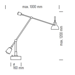 EB 27 Schreibtischleuchte Tischleuchten