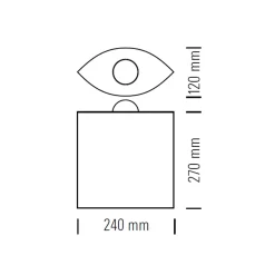 Clearance Egyptian Eye LED Bodenleuchte Stehleuchten|Flur