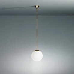 Sale HL 99 Pendelleuchte mit Opalkugel Pendelleuchten