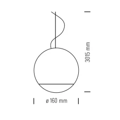 Hot Trabant Pendelleuchte, Ø: 16 cm Pendelleuchten