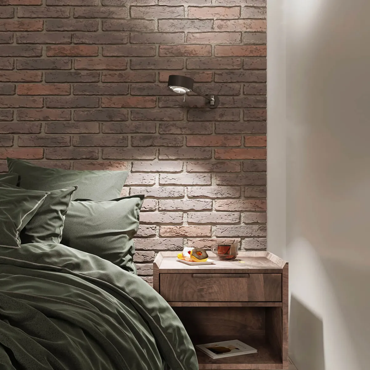 New Puk Maxx Hotel LED Wandleuchte, 30 cm, Gehäuse Hotellerie|Wandleuchten