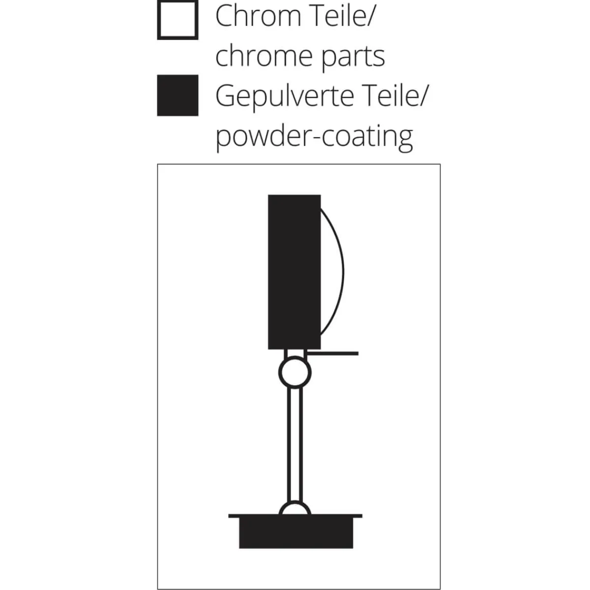 New Puk Maxx Hotel LED Wandleuchte, 30 cm, Gehäuse Hotellerie|Wandleuchten