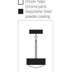 Online Puk Maxx Long One LED Pendelleuchte, Gehäuse Pendelleuchten