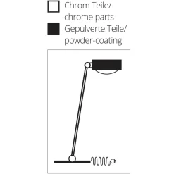 Online Puk Maxx Table LED Tischleuchte, 60 cm, Gehäuse Arbeitszimmer|Büros