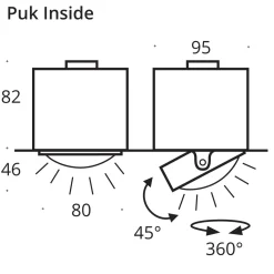 New Puk Mini Inside Twin Einbauleuchte, Gehäuse, Auslaufmodell Strahler & Spots|Deckenleuchten