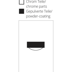 Puk Mini One LED Deckenleuchte, Gehäuse Wohnzimmer|Flur