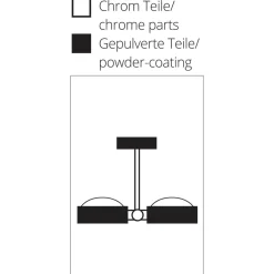 Online Puk Mini Side Twin Ceiling LED Deckenleuchte, 20 cm, Gehäuse Deckenleuchten|Flur
