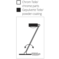 Discount Puk Mini Table Single LED Tischleuchte, 80 cm, Gehäuse Tischleuchten|Schlafzimmer