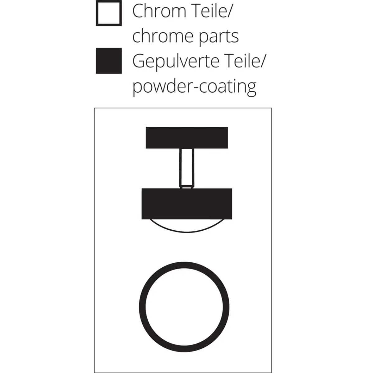 Best Puk Mini Turn Up & Down Deckenleuchte, Gehäuse, Rückläufer Deckenleuchten|Flur