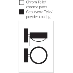 Best Puk Mini Wall + Wandleuchte, Gehäuse Wohnzimmer|Flur