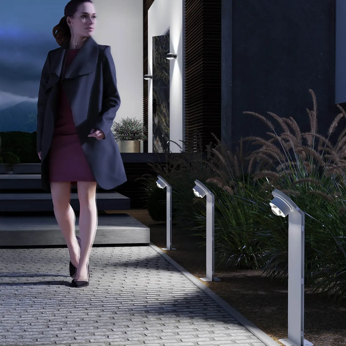 Clearance Puk Mini Way II LED Pollerleuchte, Gehäuse Wege/Zufahrten|Stehleuchten