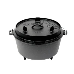 Best Dutch Oven / Feuertopf 8L mit Füßen Grills & Pizzaöfen