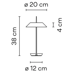 Discount Mayfair Mini 5495 LED Akkuleuchte Gastronomie|Wohnzimmer