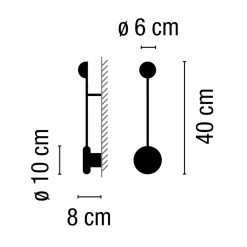 Online Pin 1690 LED Wandleuchte Wandleuchten|Flur