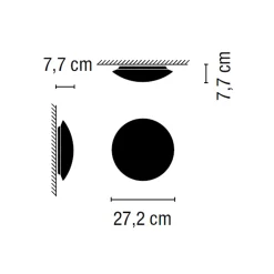 Sale Puck LED Wand- / Deckenleuchte, 1-flg. Deckenleuchten|Wandleuchten