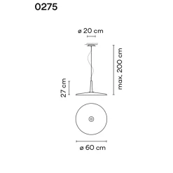 Discount Skan 0275 LED Pendelleuchte Pendelleuchten