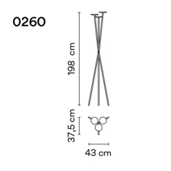 Discount Skan 0260 LED Stehleuchte Stehleuchten|Schlafzimmer