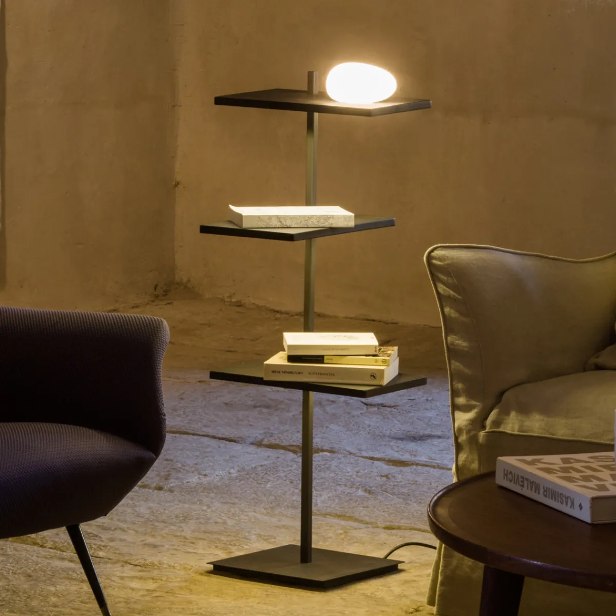 Hot Suite 6011 Stehleuchte, mit Glasdiffusor Stehleuchten|Schlafzimmer