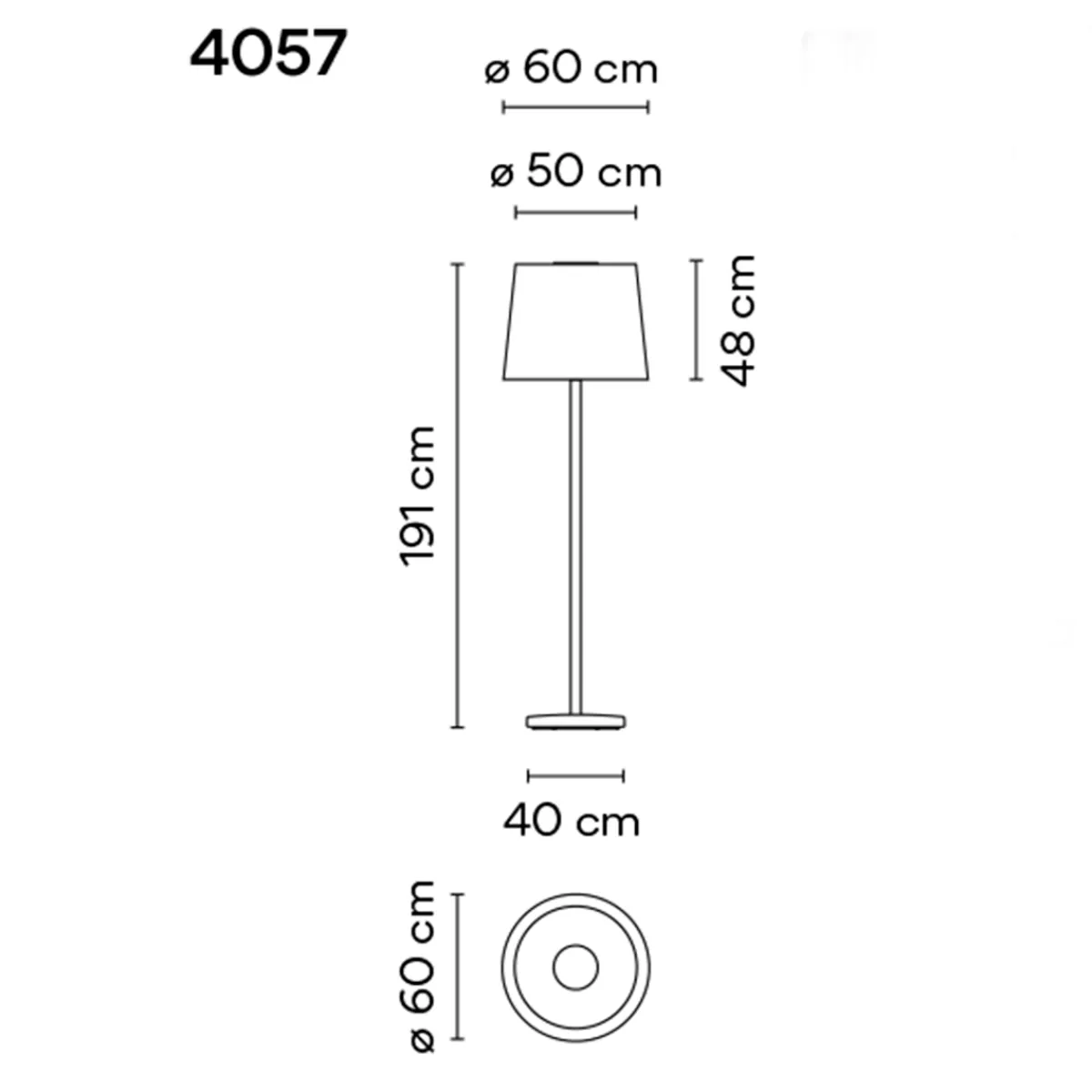 Discount Wind 4057 Outdoor LED Stehleuchte Terrassen|Dekorative Leuchten