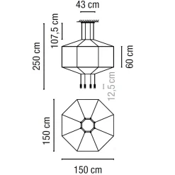 Discount Wireflow LED Pendelleuchte, 8-flg. Essbereiche|Pendelleuchten