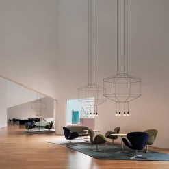 Discount Wireflow LED Pendelleuchte, 8-flg. Essbereiche|Pendelleuchten