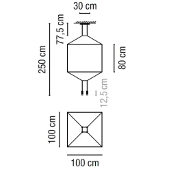 Outlet Wireflow LED Pendelleuchte, 4-flg. Gastronomie|Essbereiche