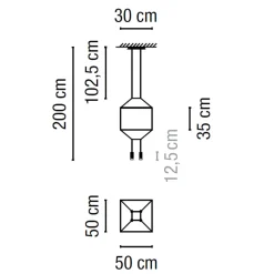 Outlet Wireflow LED Pendelleuchte, 4-flg. Gastronomie|Essbereiche