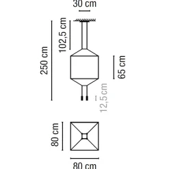 Outlet Wireflow LED Pendelleuchte, 4-flg. Gastronomie|Essbereiche