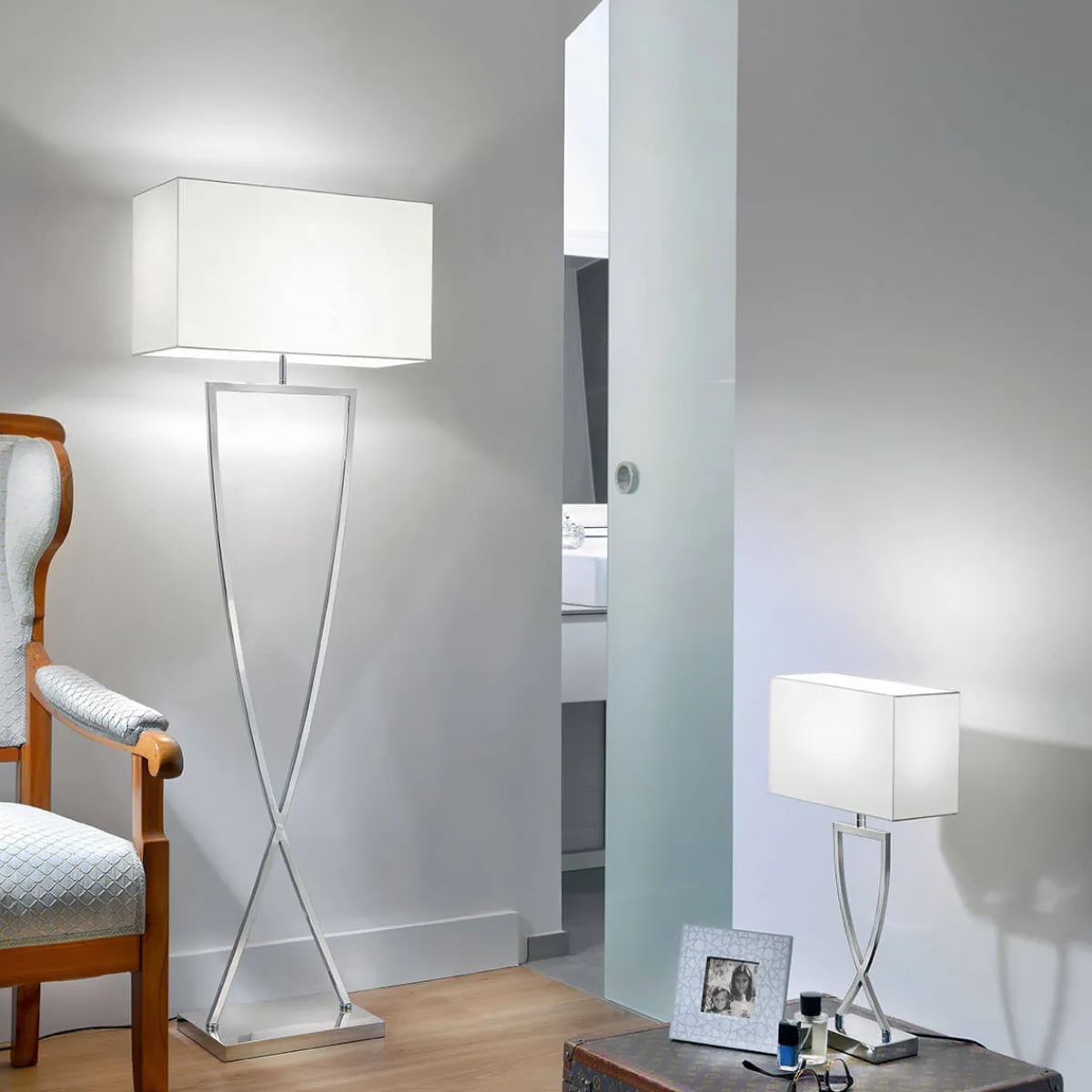 Toulouse Stehleuchte Wohnzimmer|Schlafzimmer