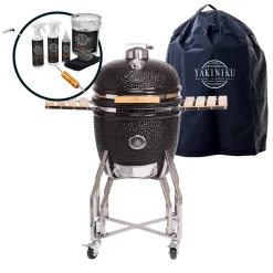 New Kamado Grill inkl. Ständer, Seitentischen & Pro Set, Sorglos-Paket Grills & Pizzaöfen