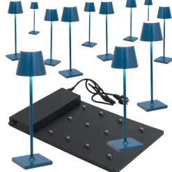 Discount 12er Set Poldina micro Pro LED Akkuleuchte inkl. Multi-Kontaktladestation Hotellerie|Gastronomie