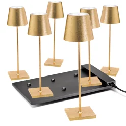 Clearance 6er Set Poldina Pro LED Akkuleuchte inkl. Multi-Kontaktladestation Hotellerie|Gastronomie