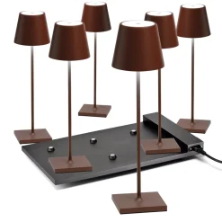 Clearance 6er Set Poldina Pro LED Akkuleuchte inkl. Multi-Kontaktladestation Hotellerie|Gastronomie