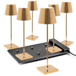 Clearance 6er Set Poldina Pro LED Akkuleuchte inkl. Multi-Kontaktladestation Hotellerie|Gastronomie