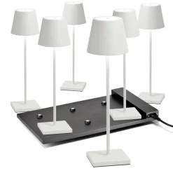 Clearance 6er Set Poldina Pro LED Akkuleuchte inkl. Multi-Kontaktladestation Hotellerie|Gastronomie