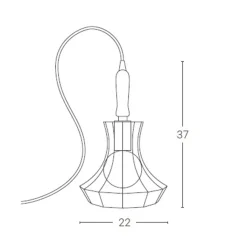 Clearance Lady Cage Tischleuchte Tischleuchten|Schlafzimmer